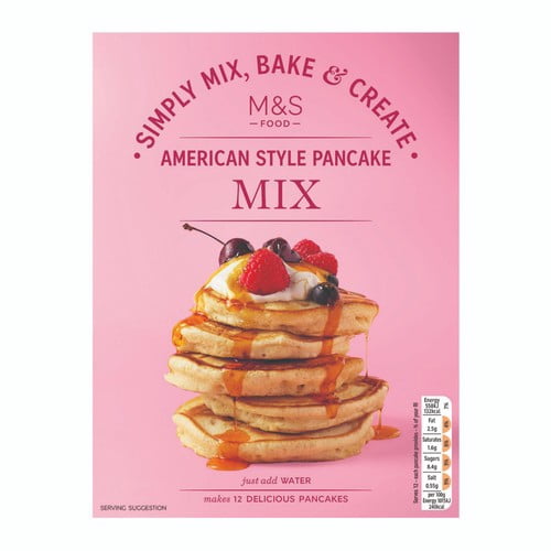 M&S American Style Pancake Mix 400g, British Import (Pack of 2)