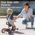 thumbnail image 4 of Toddler Tricycle with Bell,Kids Tricycle for Girls and Boys,Trikes,Pink, 4 of 12