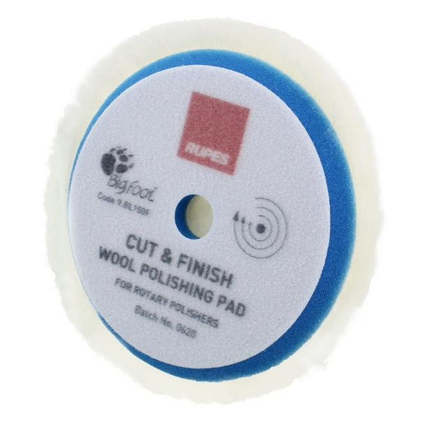RUPES Wool Buffing Pads 6 Inch Polishing Pads 1 Pack Rotary Polisher