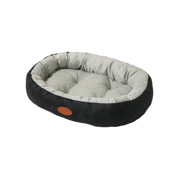 Oval Pet Beds for Indoor Cats Dogs, Washable Pet Bed with Slip-Resistant Bottom for Medium Large Dogs and Cats