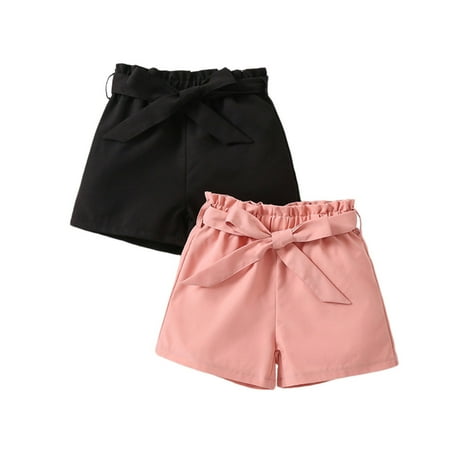 

Pimfylm Unisex Shorts Baby Toddler Girls Denim Shortie Shorts Black 3-4 Years