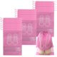 thumbnail image 1 of 20PCS-Rosa-Bolsa para zapatos de viaje, juego de bolsas para zapatos de lana impermeables y a prueba de polvo, con ventana transparente y cordón JM, 1 of 5