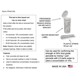 thumbnail image 3 of Very High Level Hydrogen Peroxide H2O2 Test Strips, 2-10%, Time Based Test [Vial of 50 Strips], 3 of 3