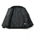 thumbnail image 5 of Maoxin Jackets for Men Vintage Winter Solid Color Warm Zipper Pocket Clip Long Sleeved Casual Jacket Black L, 5 of 7