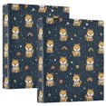 3 Ring Binder with Flattened Metal Clip 1.5