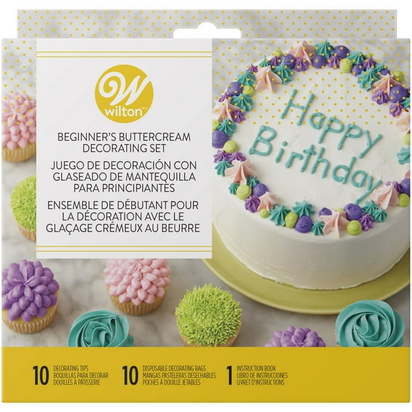 Wilton Beginning Buttercream Decorating Set, Decorating Set, 20-Pieces