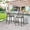 26.5‘ Slate Gray, variant on Carolayne Upgraded 26.5''H Outdoor Counter Height Chairs, Boho-Style Rattan Bar Stools Set of 2, Slate Gray