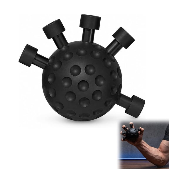 Iron Forearm Trainer Ball, Multi-Directional Forearm Workout Tool, Portable Grip Strengthener