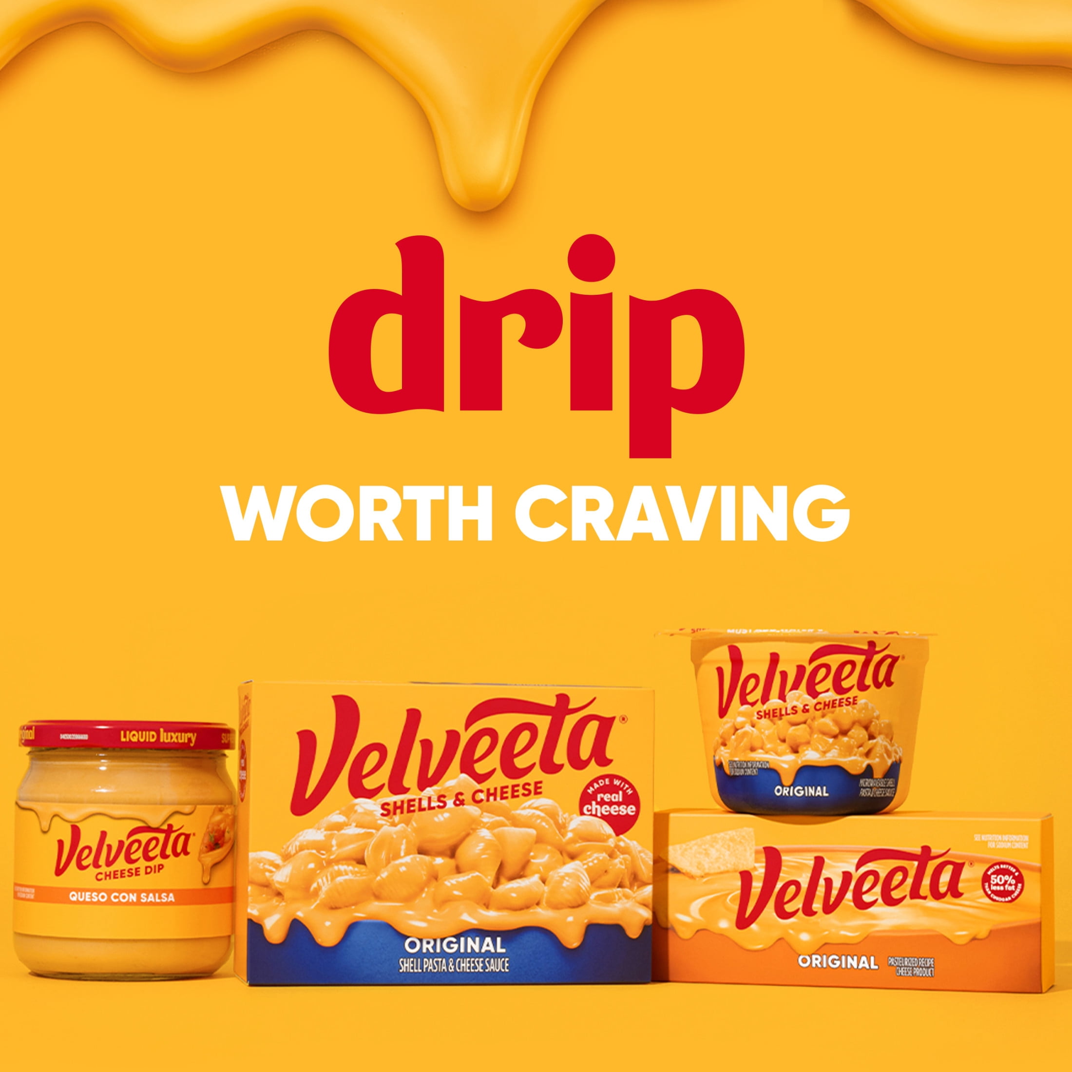 Velveeta Queso con Salsa Cheese Dip, 15 oz Jar