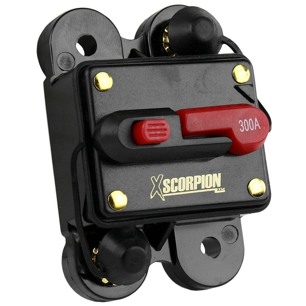 Xscorpion 300 Amp Car Audio Circuit Breaker Stereo In Line Fuse CB300A