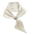 thumbnail image 2 of Fewfanhot Solid Color Silk Scarf Small Ear Socket Scarf Hair Head Breathable Lightweight for Women Gift Packed, 2 of 2