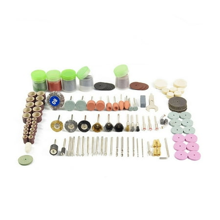 

Nishuna 171pcs Rotary Tool Accessories Set Sanding Grinding Brushing Polishing Bits Accessory Kit for Grinder