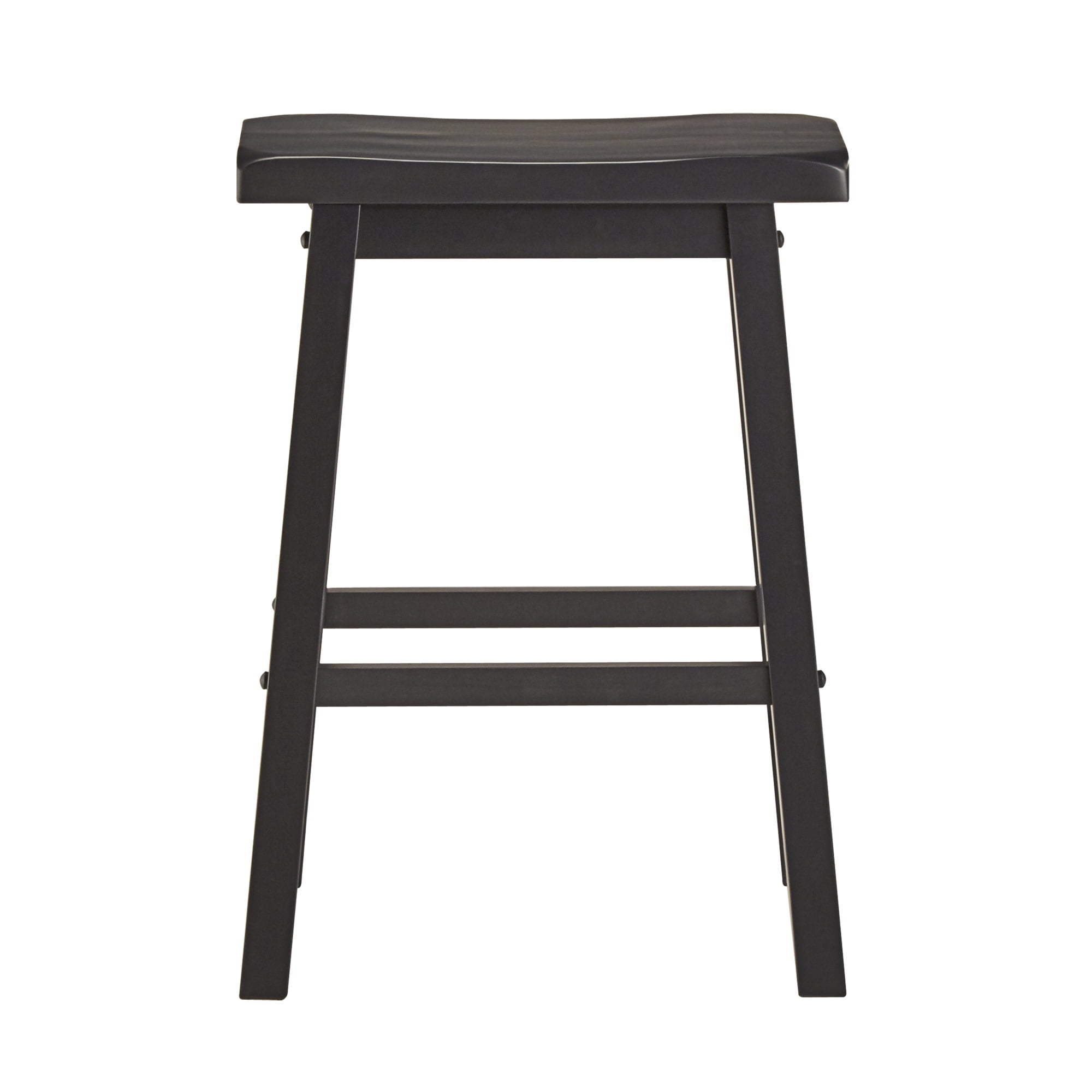 Weston Home Ashby 23 inch Backless Bar Stools, Set of 2, Vulcan Black Finish