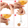 thumbnail image 4 of Encantos de copa de vino-Regalos de vino para mujeres-Marcadores de bebidas nocturnas para damas-Encantos de vino para copas de tallo, 4 of 5
