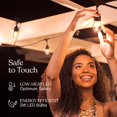 thumbnail image 3 of Luces de Cadena Brightech Ambience Pro 32 m 34 Bombillas Blanco Suave, 3 of 6