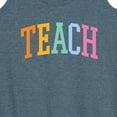 thumbnail image 3 of Instant Message - Collegiate Teach - Women's Racerback Tank Top, 3 of 6