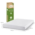 thumbnail image 2 of SNOOZELLE COMFORT Colchón Matrimonial Memory Foam de Té Verde en Caja, 20cm de Alto, Firmeza Media, Esencia Natural Relajante, Alivia Puntos de Presión, Ayuda a conciliar el sueño (137x19, 2 of 8