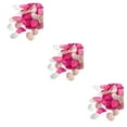 thumbnail image 3 of Decodeary 400 Pcs Pétales de Soie Dispersés pour Décorations Polyvalentes Polyester Écologique Réutilisable rose Rouge Couleur Assortie 3ensemble, 3 of 6