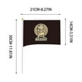 thumbnail image 3 of Danhjin Small Flags Exquisite Portland Frogs Flags Decoration Frogs Holding A Small Flag Event Hand-waved Flag Gardening Tools, 3 of 8