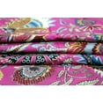 thumbnail image 4 of Cotton Hand Block Printed Fabric, Cotton Voile Fabric for Sewing,Crafting, Dressmaking, Running Natural Dye Sanganeri Indian Floral Print Fabric by The Yard Width 44 Inches, 4 of 4