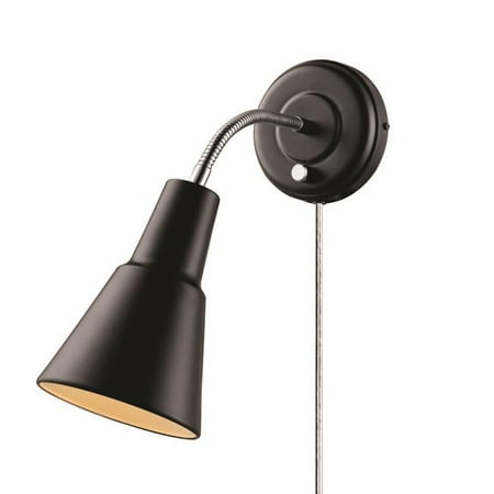 

Matte Black 1 Lights Wall Sconce