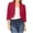 Red 5, variant on Women's Open Front Office Work Business Crop Suit Blazer Jackets Casual Loose Shrugs