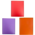 thumbnail image 3 of 3Pack Multi Colored File Folders Two-Pocket Folder, Three-Hole Punch, Letter Size, Heavy Duty Plastic Two Pocket Folders with 3 Hole, Heavy Duty Plastic 2 Pocket Folder, Document Folder, 3 of 7