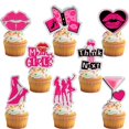 thumbnail image 1 of Cupcake Toppers Vorceary Burn Book, 24 unidades, rosa intenso, para niñas, 1 of 7