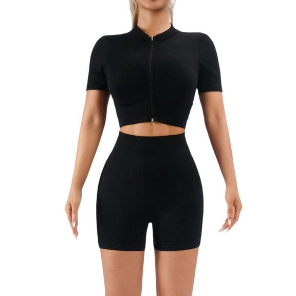 Two Piece Workout Sets for Women Active Sets Seamless Summer Outfits Gym Sets Cute Workout Sets Summer Outfits Athletic Sets for Women Work Out Sets Gym for Women Gym Yoga Athletic Clothes