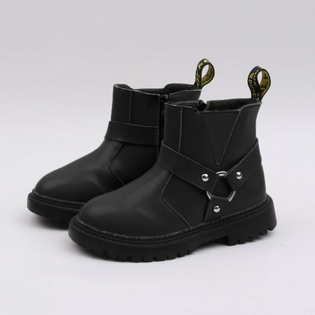 

DAETIROS Versatile Infant Soft Casual Boys Baby Girls Shoes Black