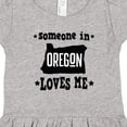 thumbnail image 4 of Inktastic Someone in Oregon Loves Me Gift Girls Toddler Dress, 4 of 5