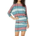 thumbnail image 3 of Nicole Miller Artelier MULTICOLOR Lyst Optic Stripe Blouson Dress, US Petite, 3 of 7