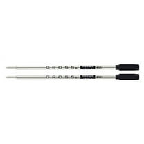 Cross Ballpoint Pen Refill, Medium Black, 2 Per Card (8513-2)