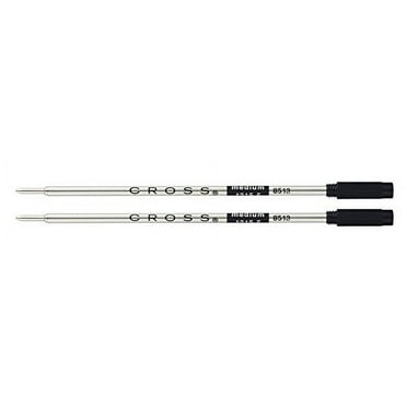 Cross Ballpoint Pen Refill, Medium Black, 2 Per Card (8513-2)