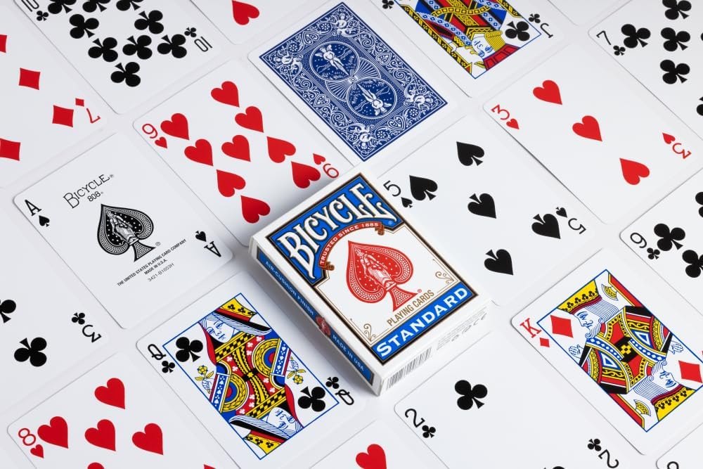 Bicycle Standard Playing Cards, 12 Pack (Red & Blue) photo 3
