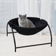 thumbnail image 4 of Cómoda hamaca para gatos, cama para dormir para perros, estructura independiente estable lavable desmontable para cachorros, suministros para mascotas Negro Salvador Dali Hamaca para gatos, 4 of 7