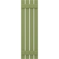 thumbnail image 5 of Ekena Millwork 15 1/2"W x 84"H Americraft Four Board (2 Batten) Exterior Real Wood Spaced Board-n-Batten Shutters (Per Pair), Moss Green, 5 of 10