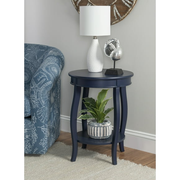 Navy Side Table