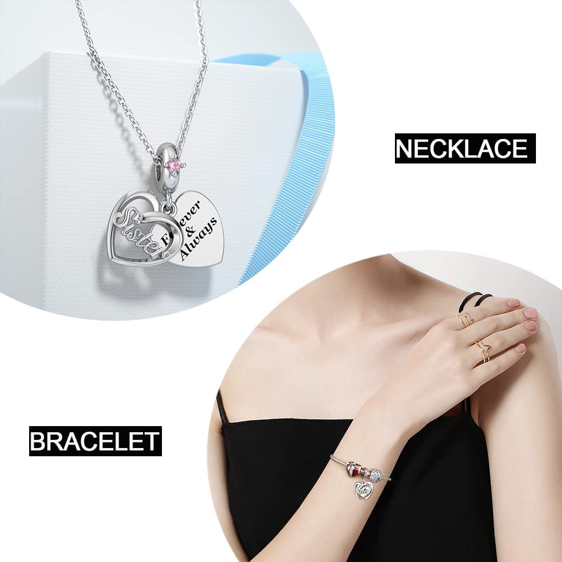 Family Always Encircled Necklace and Earrings Gift Set | Pandora UK