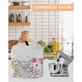 thumbnail image 4 of Botanical Floral Stand Mixer Dust Cover with Storage Pocket & Handles, Spring Colorful Flowers Butterfly Fits All Tilt Head & Bowl Lift Kitchen Appliance Cover Organizer Bag Accessories, 6-8 Quart, 4 of 6