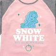 thumbnail image 3 of Disney Princess - Snow White Never Too Old - Toddler And Youth Girls Raglan Graphic T-Shirt, 3 of 4