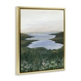 thumbnail image 2 of Stupell Industries Peaceful Greenery by Lake Landscape & Nature Painting Gold Floater Framed Canvas Art Print Wall Art, 17 x 21, 2 of 8