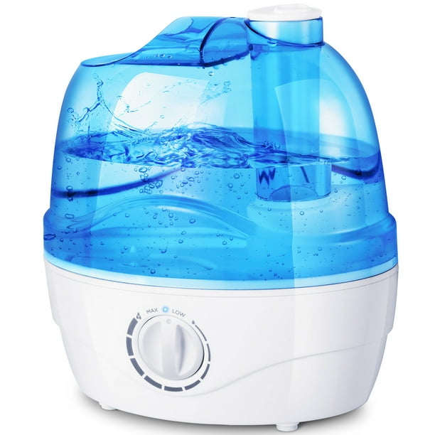 Cool Mist Humidifier Quiet Ultrasonic Humidifiers for Bedroom & Large room Adjustable 360