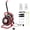 75FT x 1/2", variant on Electric Drain Cleaner Machine, 75FT x 1/2" Auto-Feed Cable, 370W Motor, 8 Cutter Blades, Air-Activated Foot Switch, Gloves, Heavy-Duty for 2-4" Pipes – K-300ZF, 1/2" Storage, 75FT