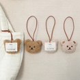 thumbnail image 2 of Colgante de oso de peluche de 2 piezas para niños, etiqueta de nombre personalizada, decoración de mochila, divertido colgante de dibujos animados, etiqueta de nombre para mochila escolar, 2 of 4