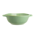 thumbnail image 1 of Decorative Salad Ceramic Bowl Kitchen Soup Serving Dish Double Handle Baking Bowl, 1 of 6