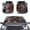 Labrador Dog, variant on Bulopur Funny Raccoon Car Windshield Sun Shade Block UV Rays Sun Protector for Car Windshield Easy to Store Auto Front Window Sunshade Covers 2 Pack Exterior Decoration for Most Cars