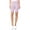 Lilac, variant on MOA Collection Women's High Waist Cotton Stretch Solid Casual Active Yoga Basic Biker Short Pants
