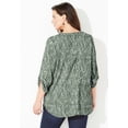 thumbnail image 2 of Catherines Women's Plus Size Petite Breezeway Georgette Blouse, 2 of 6