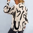thumbnail image 2 of Camisa De Manga Larga Para Mujer, Camisas Con Botones Y Cuello, Mangas Acampanadas Sueltas, Estampado Transpirable Para Ir De Compras ANGGREK Albaricoque M, 2 of 6